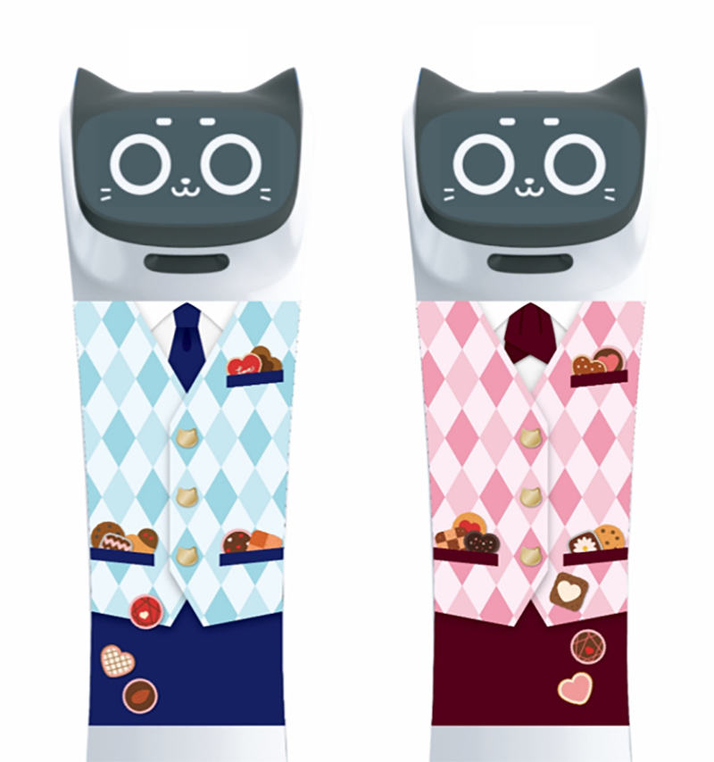 限定ラッピングのネコロボ