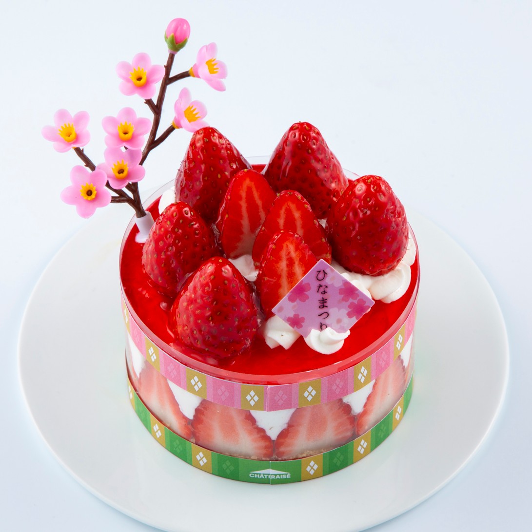 「ひなかざり プレミアム苺フレジェ」（3350円）