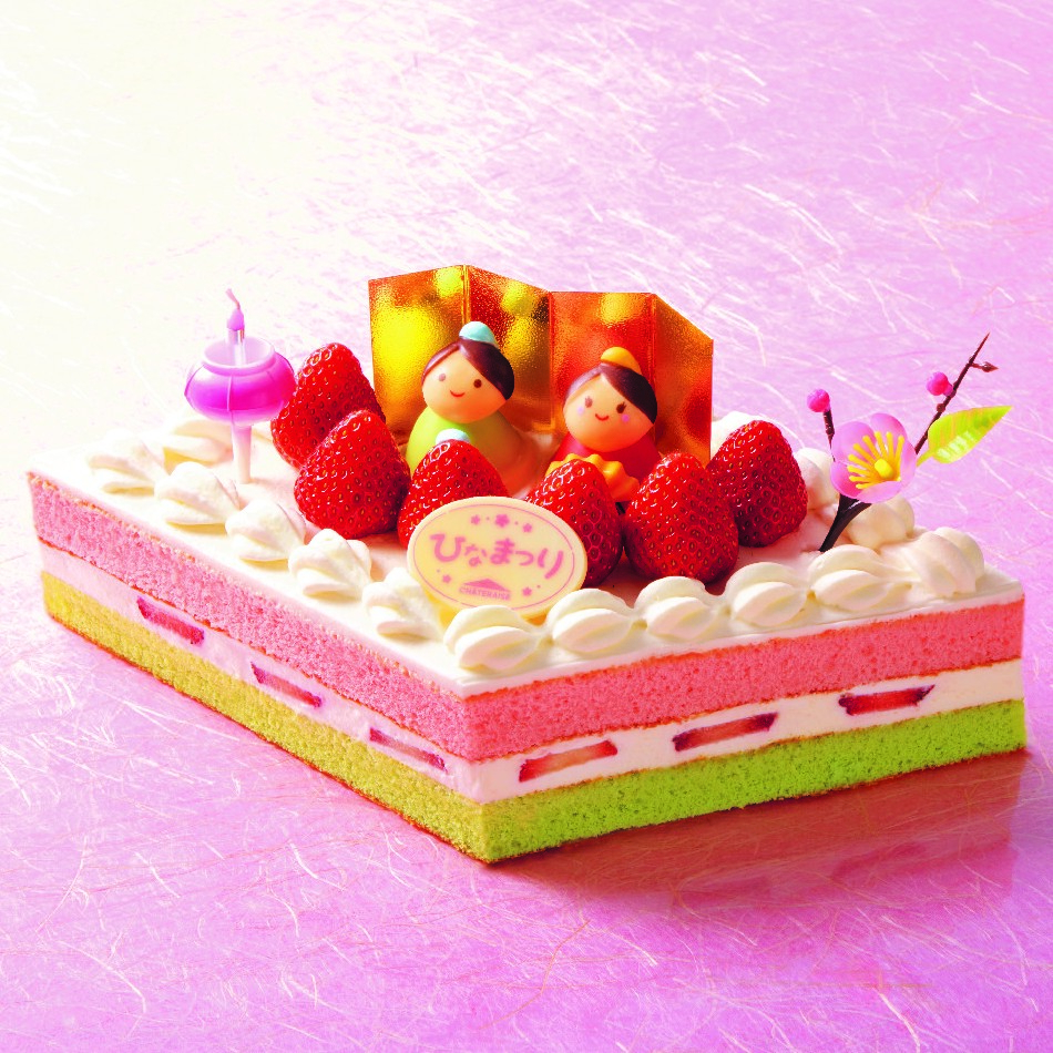 「桃の節句 ひし形デコレーション」（3570円）