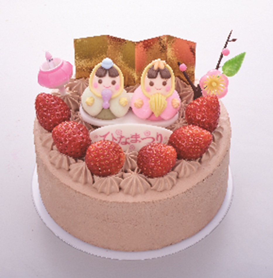 「桃の節句 卵と小麦粉を使用していないチョコデコレーション」（3564円）