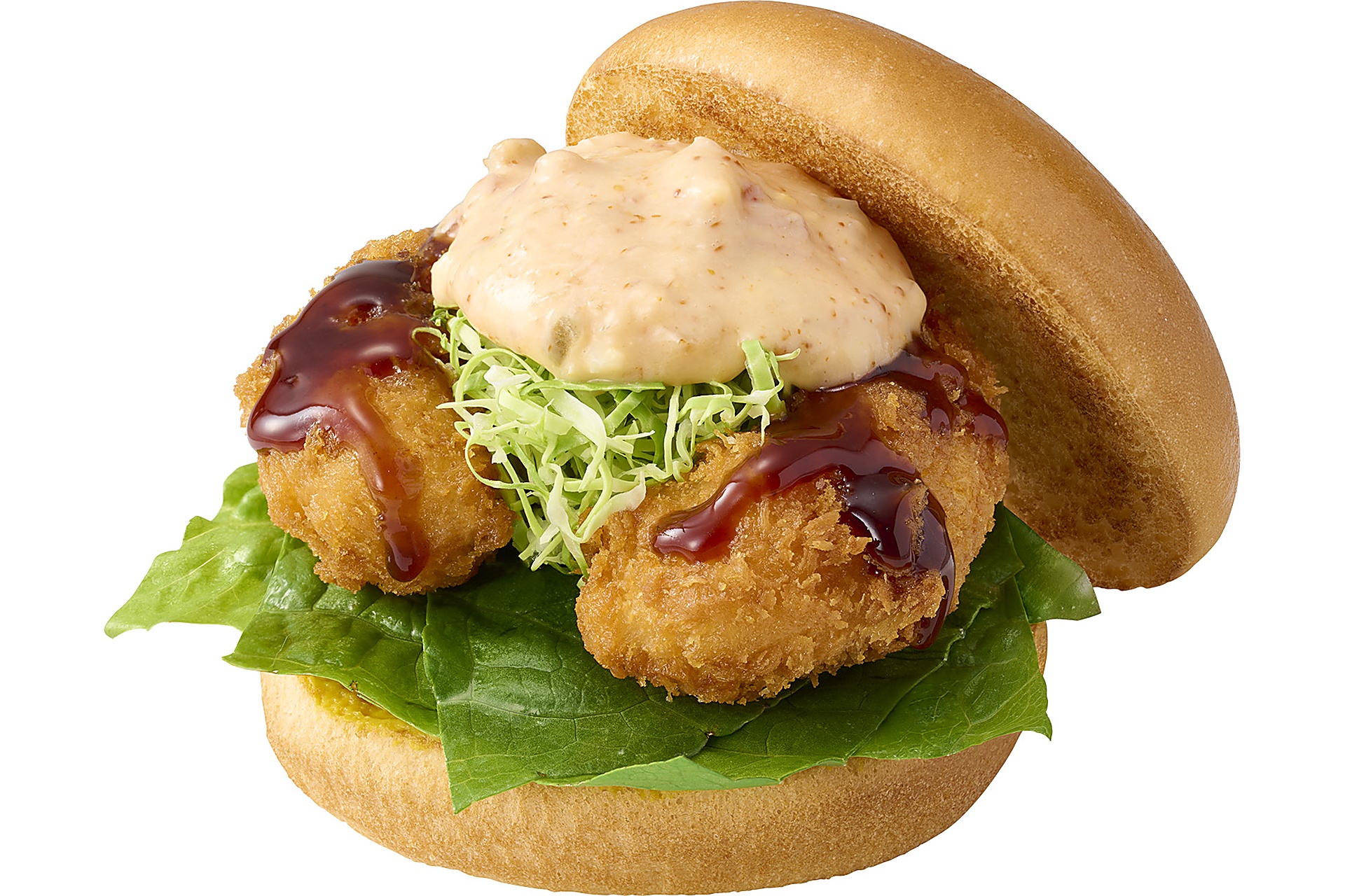 まるごと海老フライバーガー 駿河湾産桜えび入りマヨソース