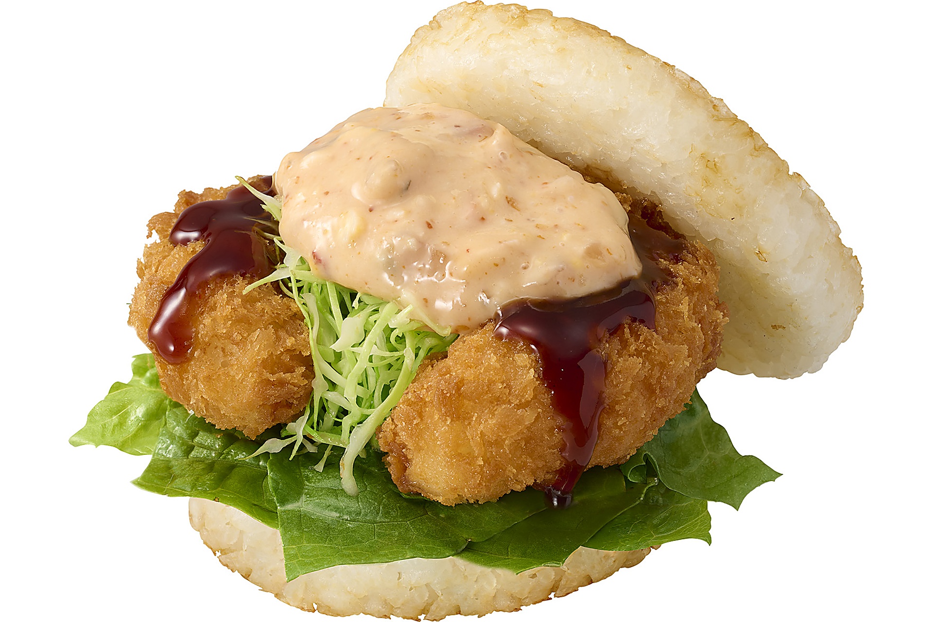 モスライスバーガー まるごと海老フライ 駿河湾産桜えび入りマヨソース