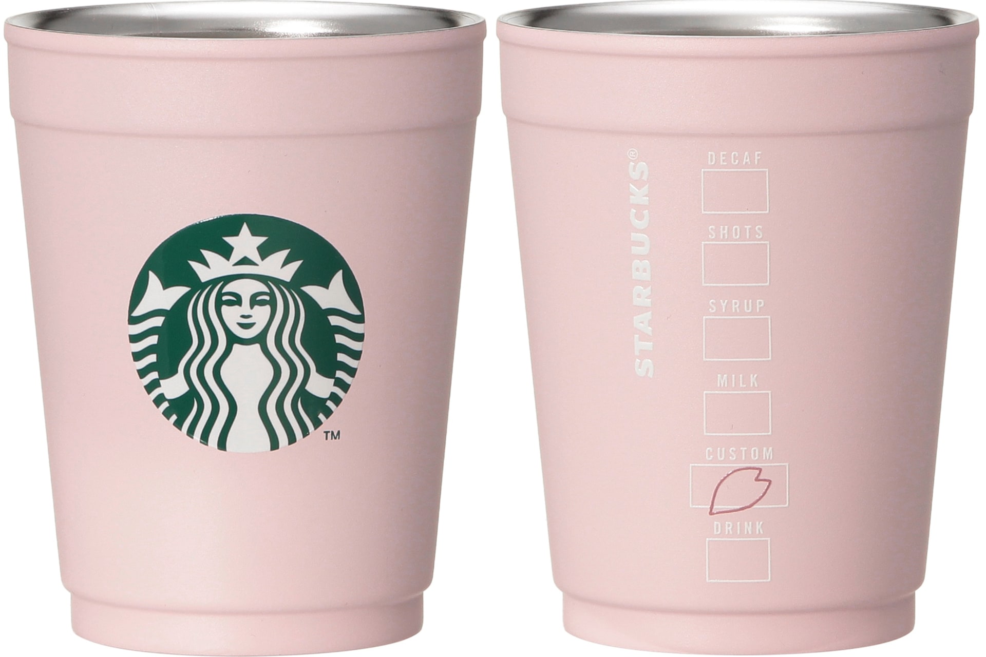 SAKURA20262WAYステンレスカップ/ホルダーマットピンク355mL