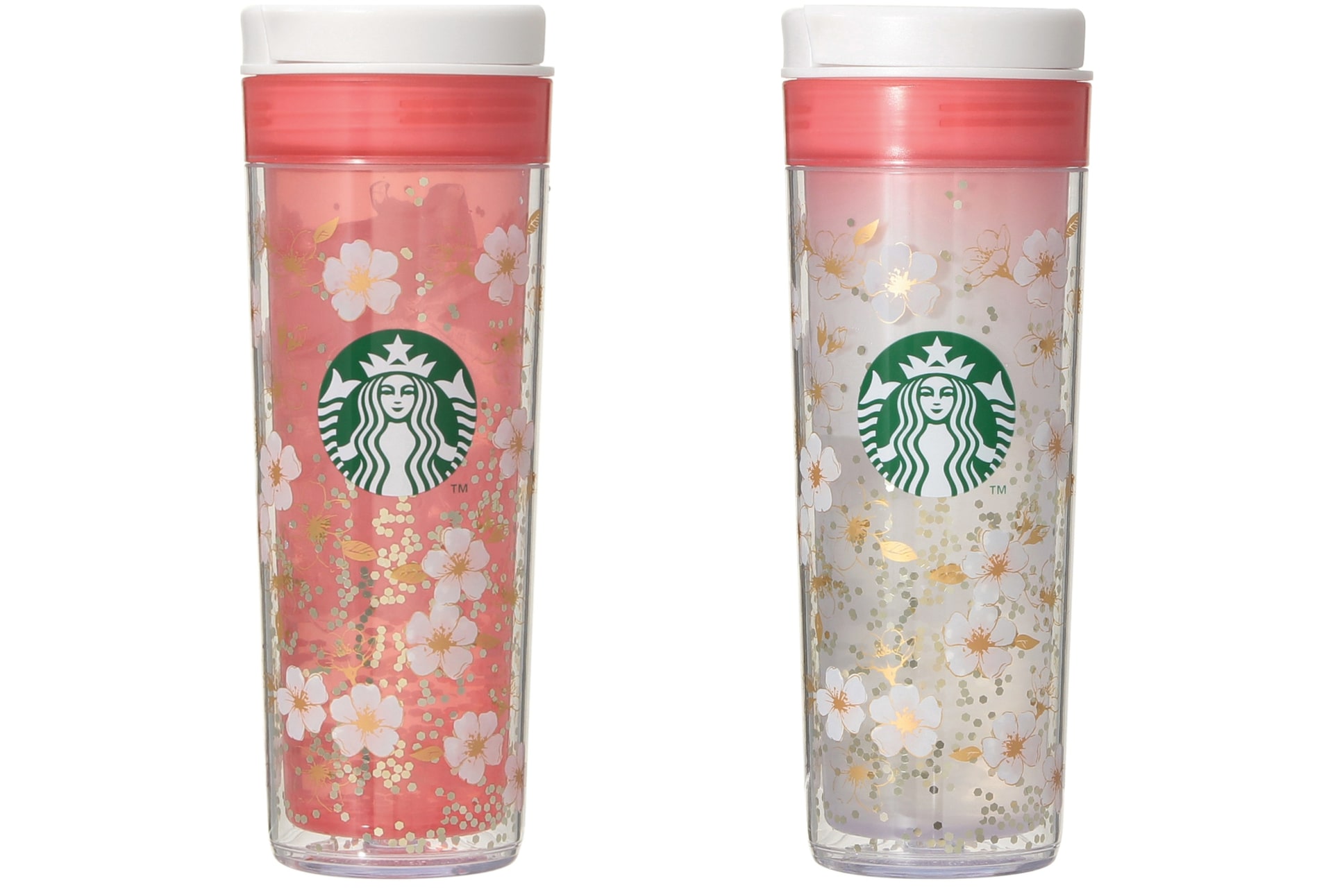 SAKURA2026カラーチェンジングタンブラー473mL（右がカラーチェンジングイメージ）