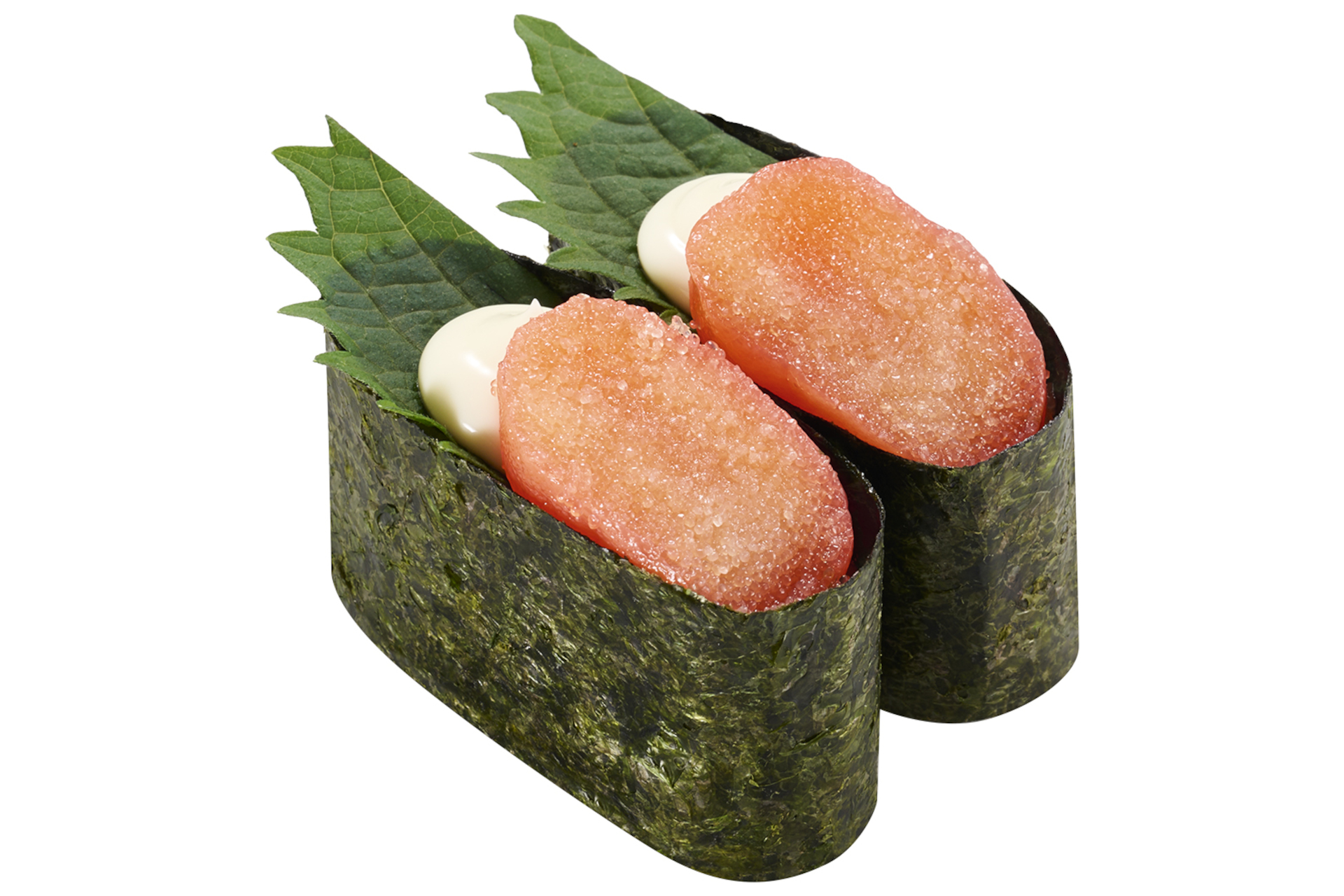 「北海道産 タラコとマヨ軍艦」（120円～）