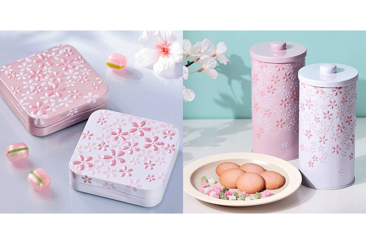 カルディコーヒーファーム「さくらミニ缶」と「さくらキャニスター缶」