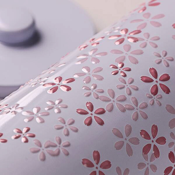 「さくらキャニスター缶」（ホワイト）