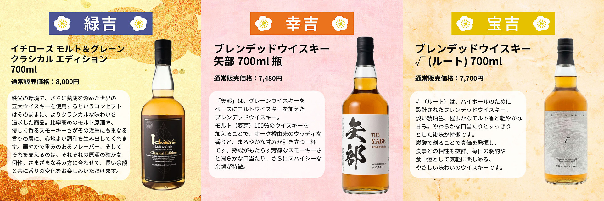 「緑吉」～「宝吉」