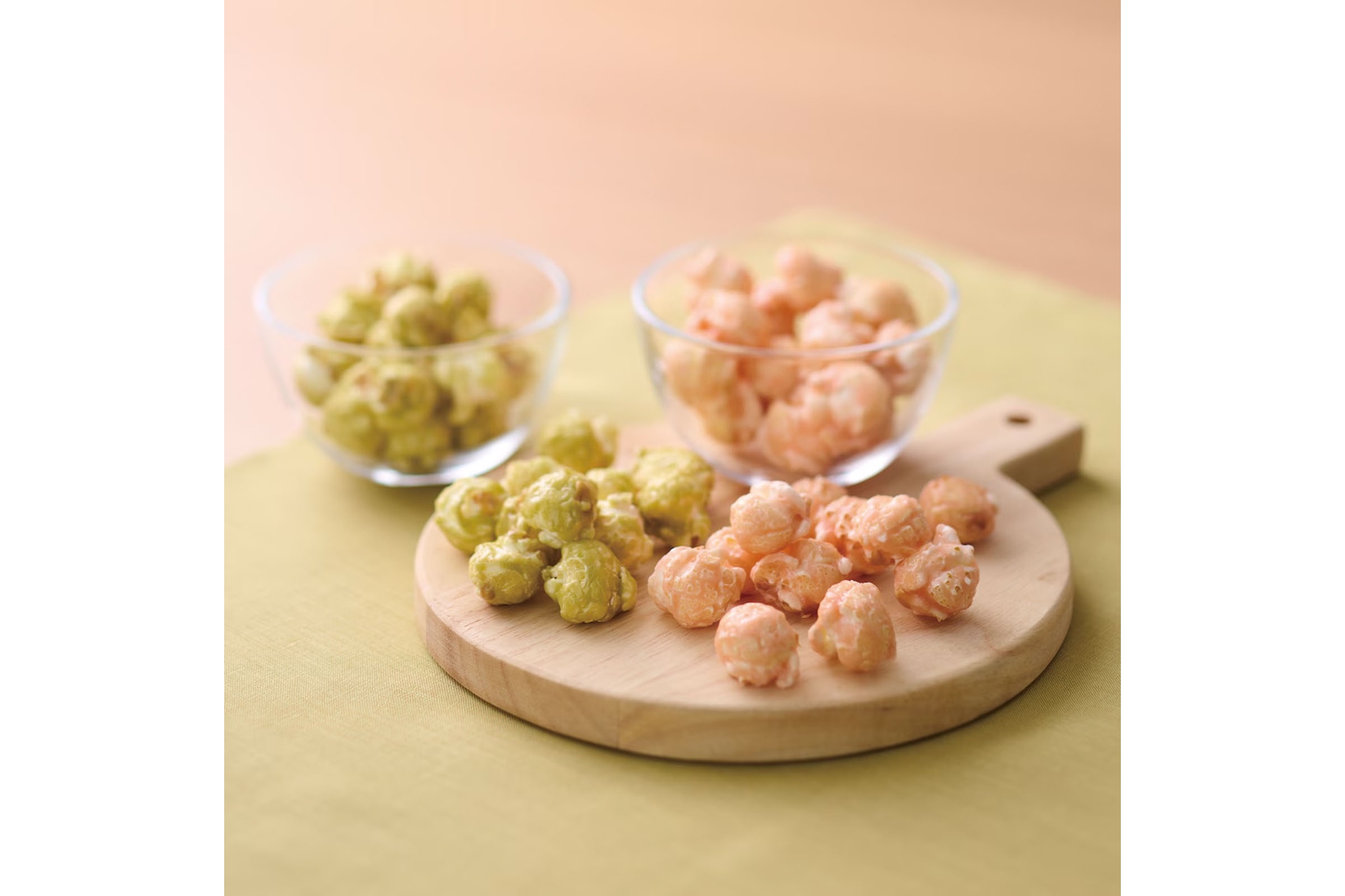 桜と抹茶のキャンディングポップコーン