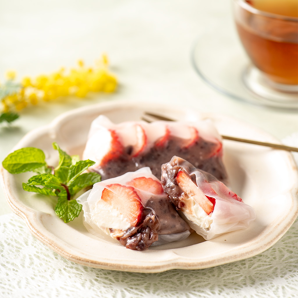 いちごのスイーツのアレンジにもぴったり