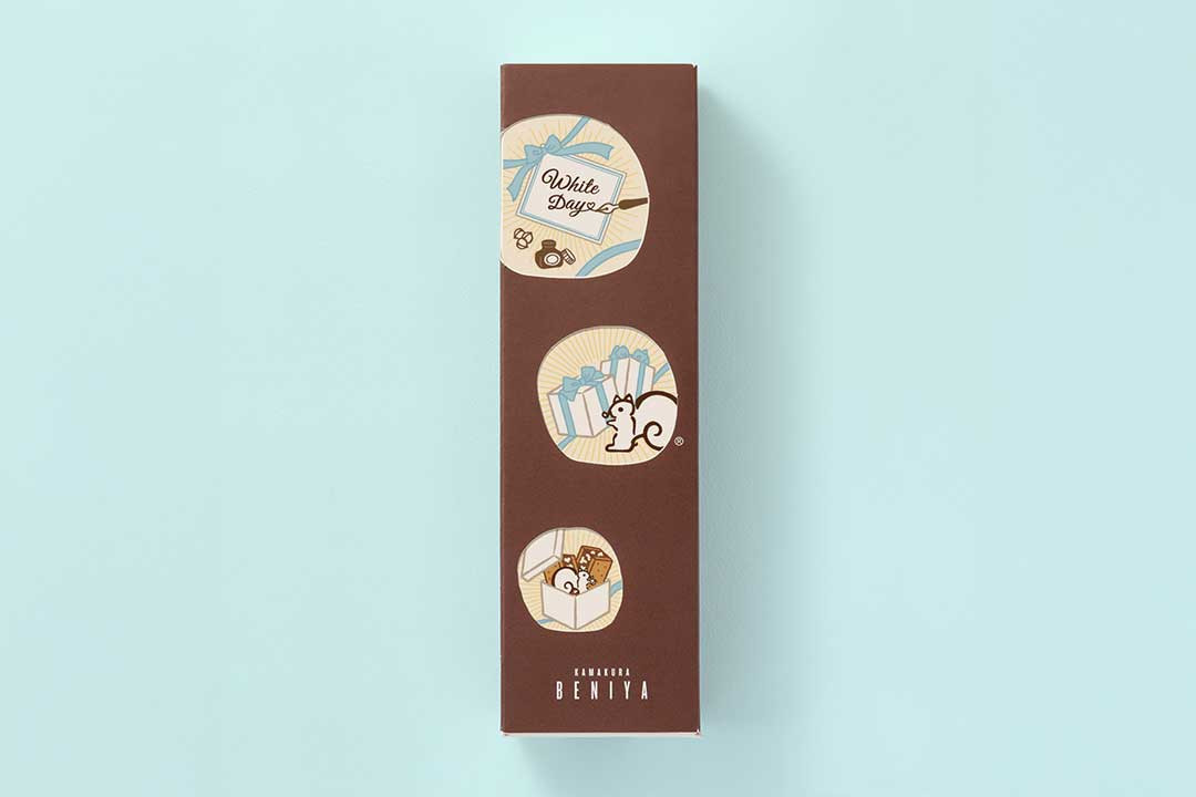 鎌倉紅谷「クルミッ子かわるっ子（2026年ホワイトデー版）」付きクルミッ子8個入