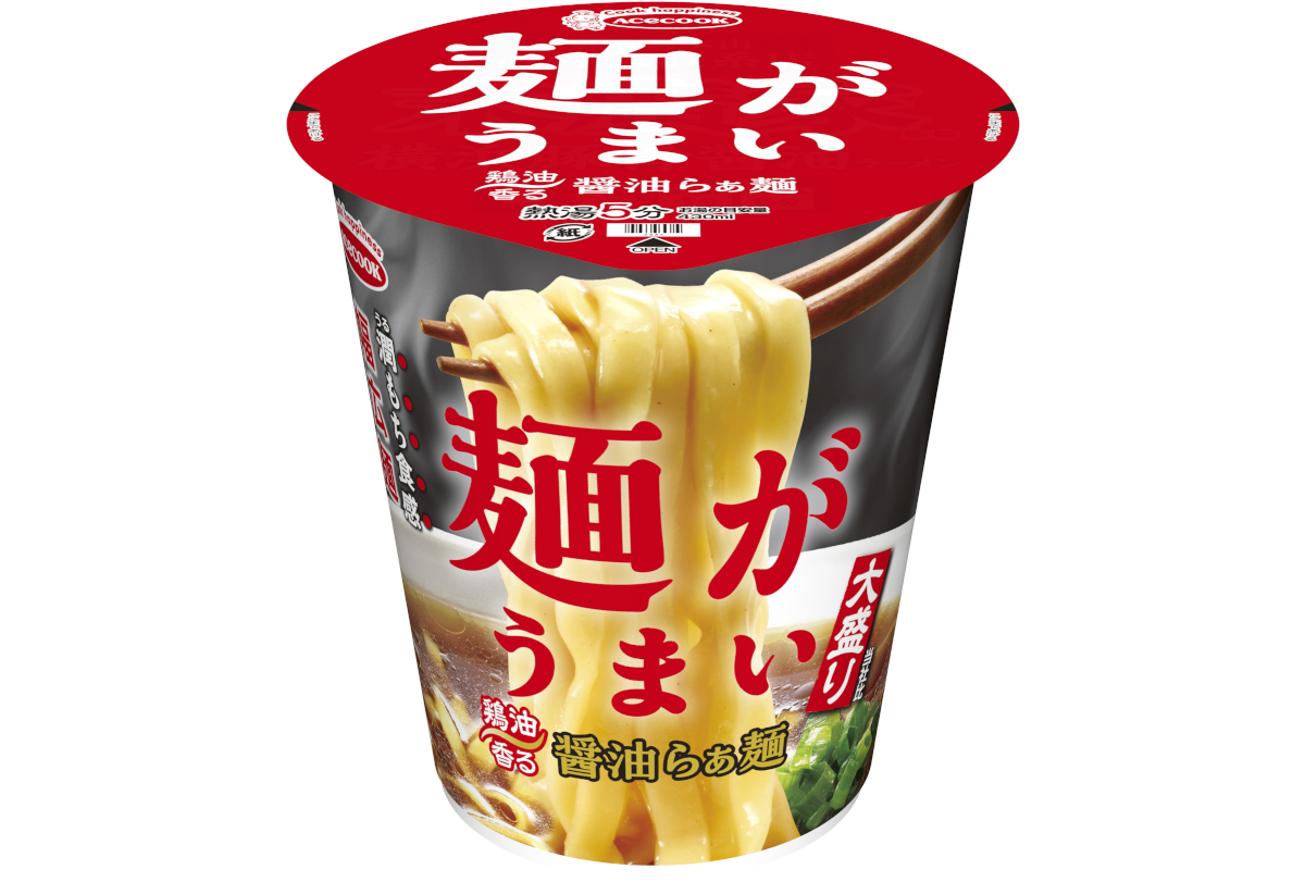 エースコック「麺がうまい 醤油らぁ麺 大盛り」