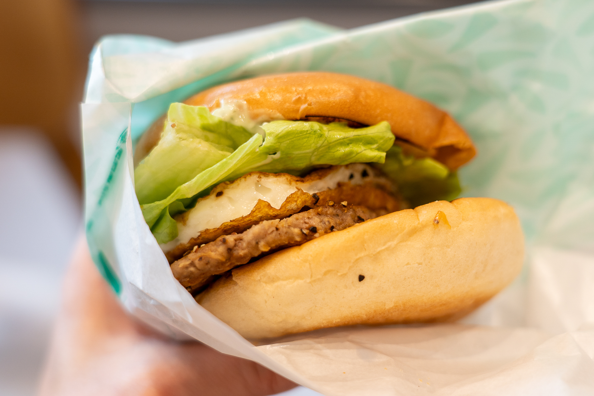 大葉タルタルたまてりバーガーを試食