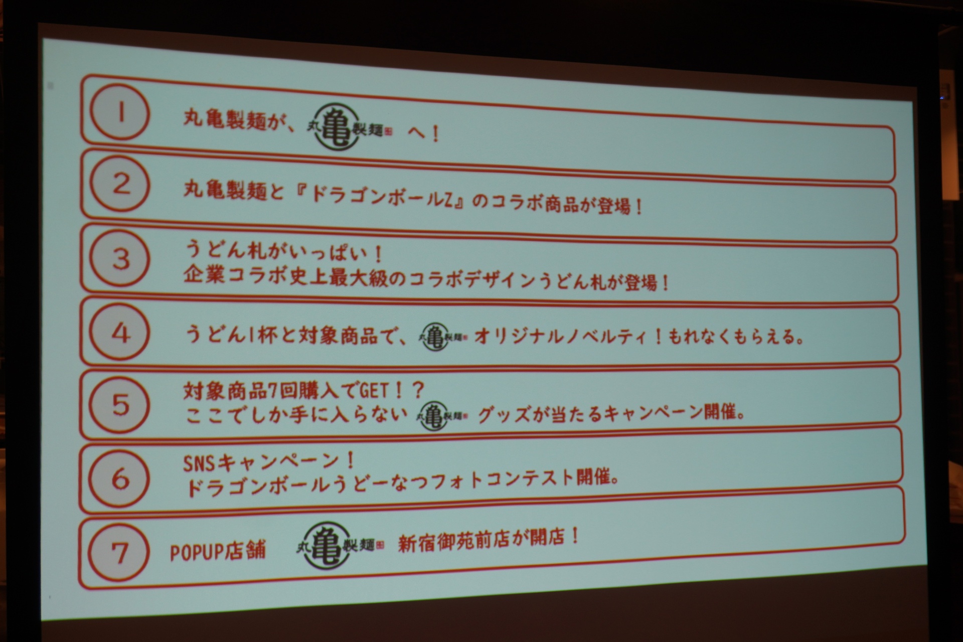 7つのコラボを実施