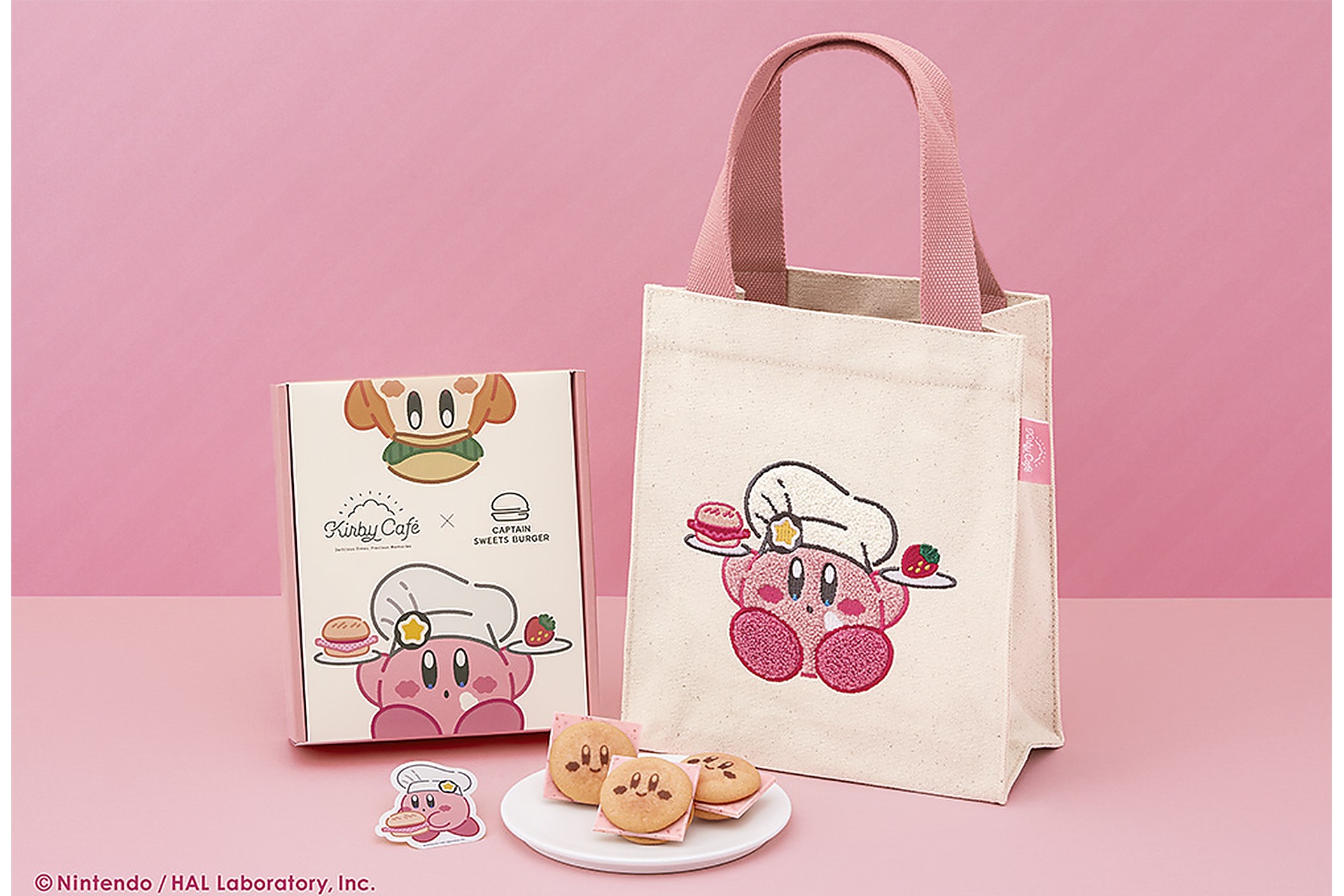 カービィのストロベリーバーガー スクエアトートバッグセット