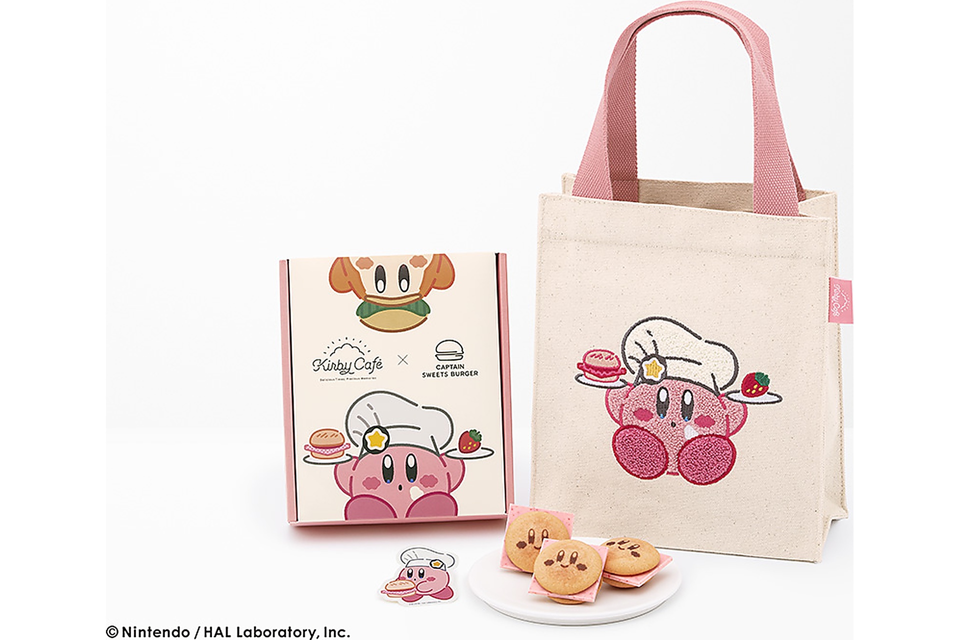 カービィのストロベリーバーガー スクエアトートバッグセット