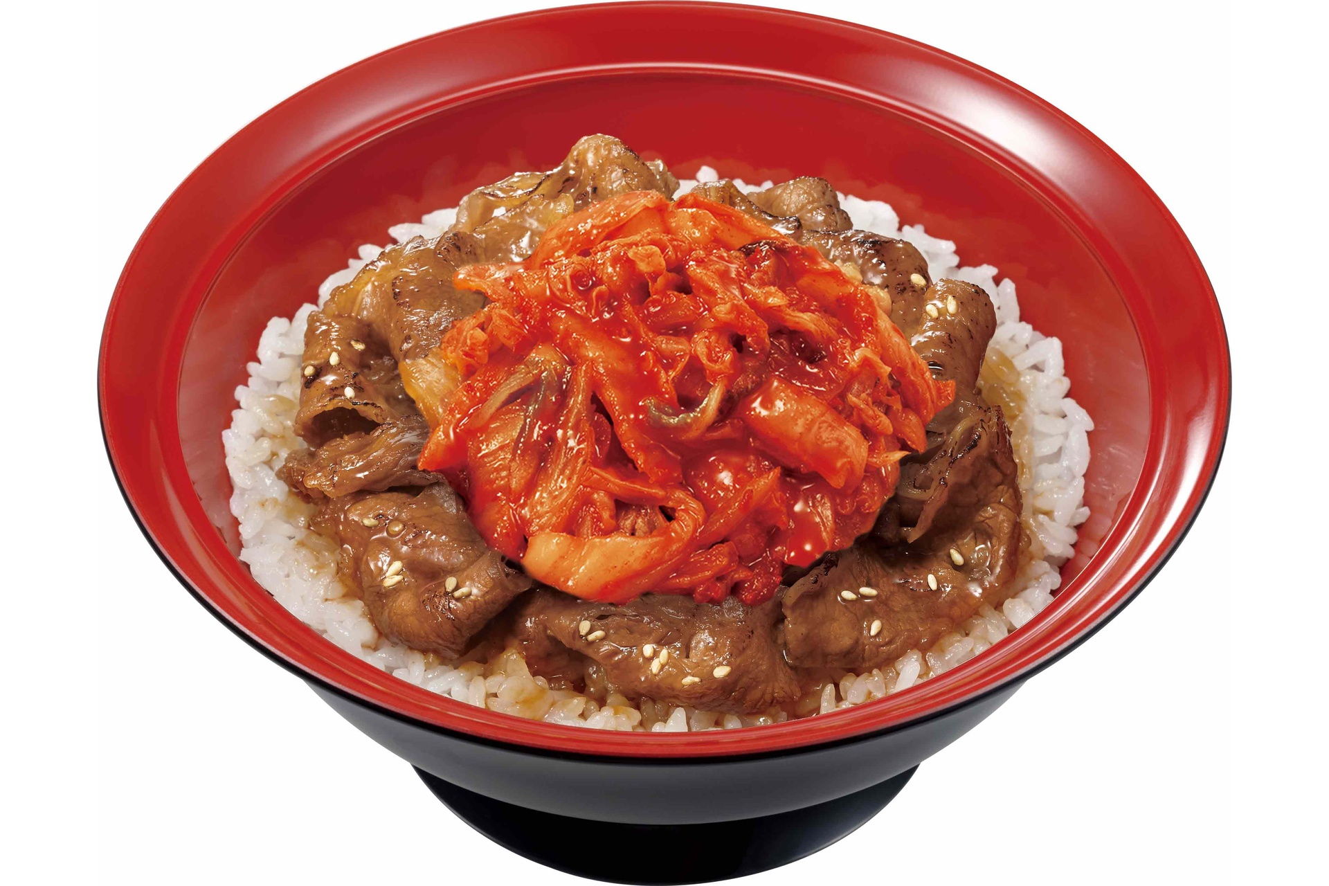 キムチ牛カルビ焼肉丼