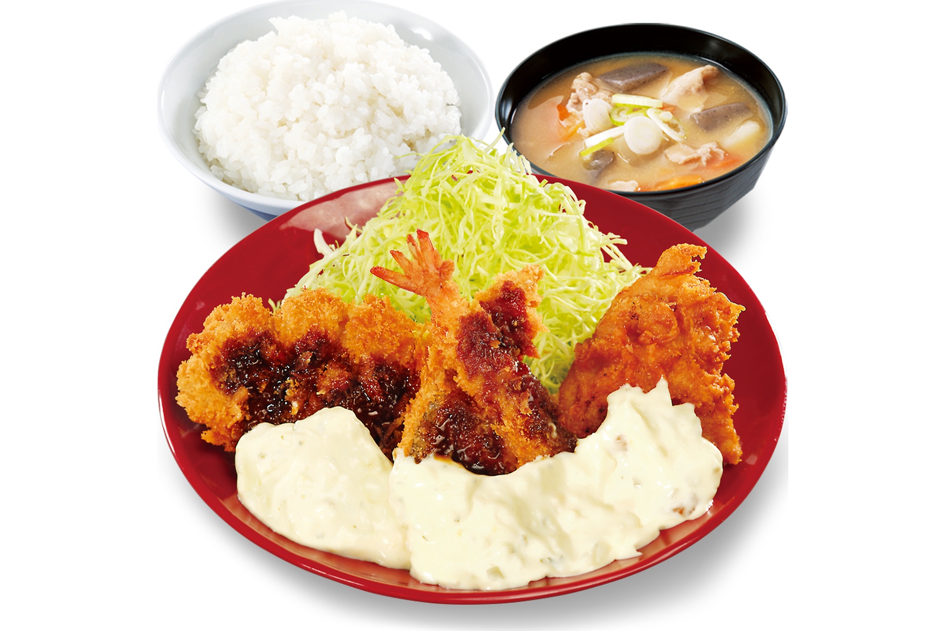 タルタル盛り揚げ定食