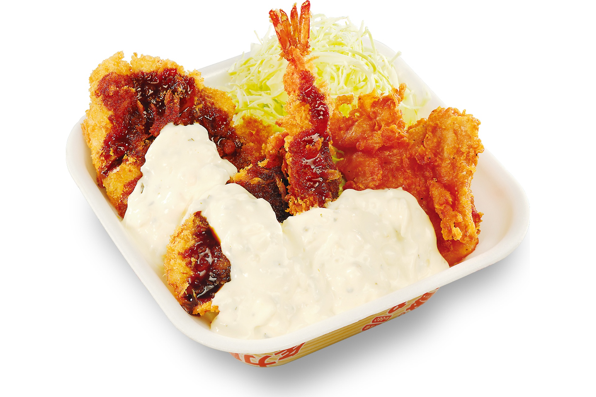 タルタル盛り揚げ丼弁当