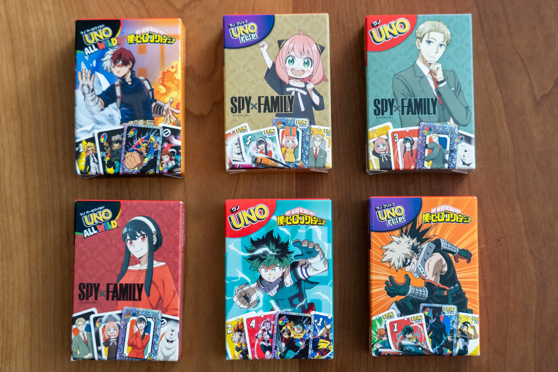 ハッピーセット「みんなでUNO」全6種