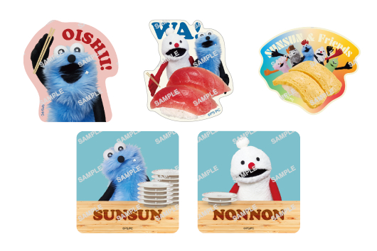 コラボ限定ステッカー（全5種）