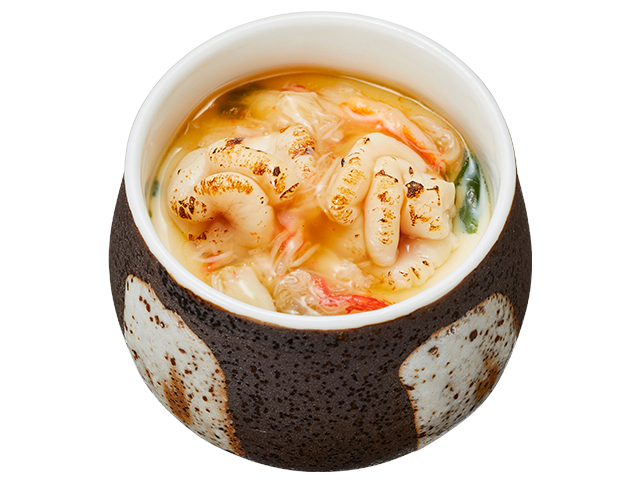炙り白子の蟹あんかけ茶碗蒸し