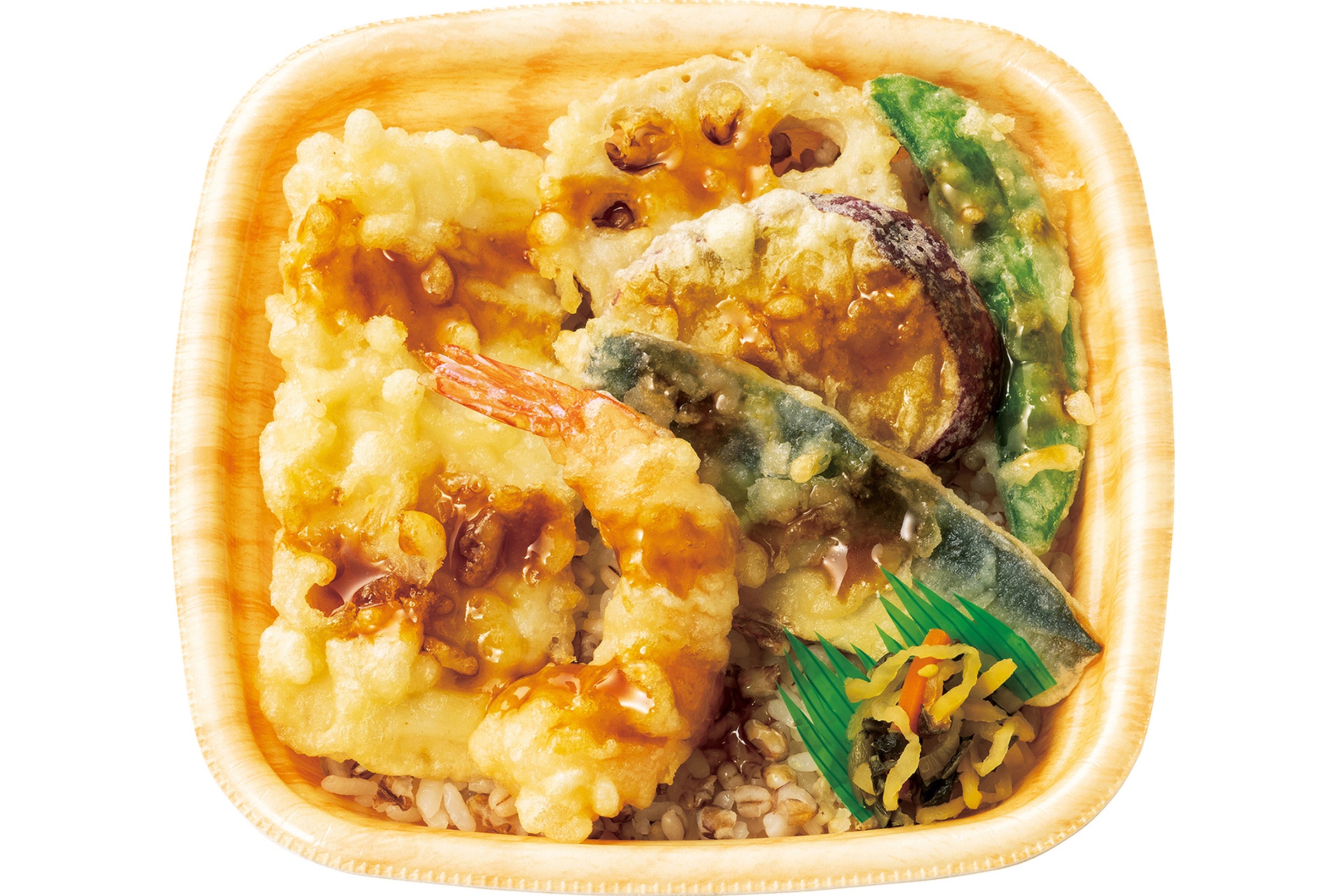 ～もち麦ごはんのミニ弁当～もちミニ 海鮮天丼