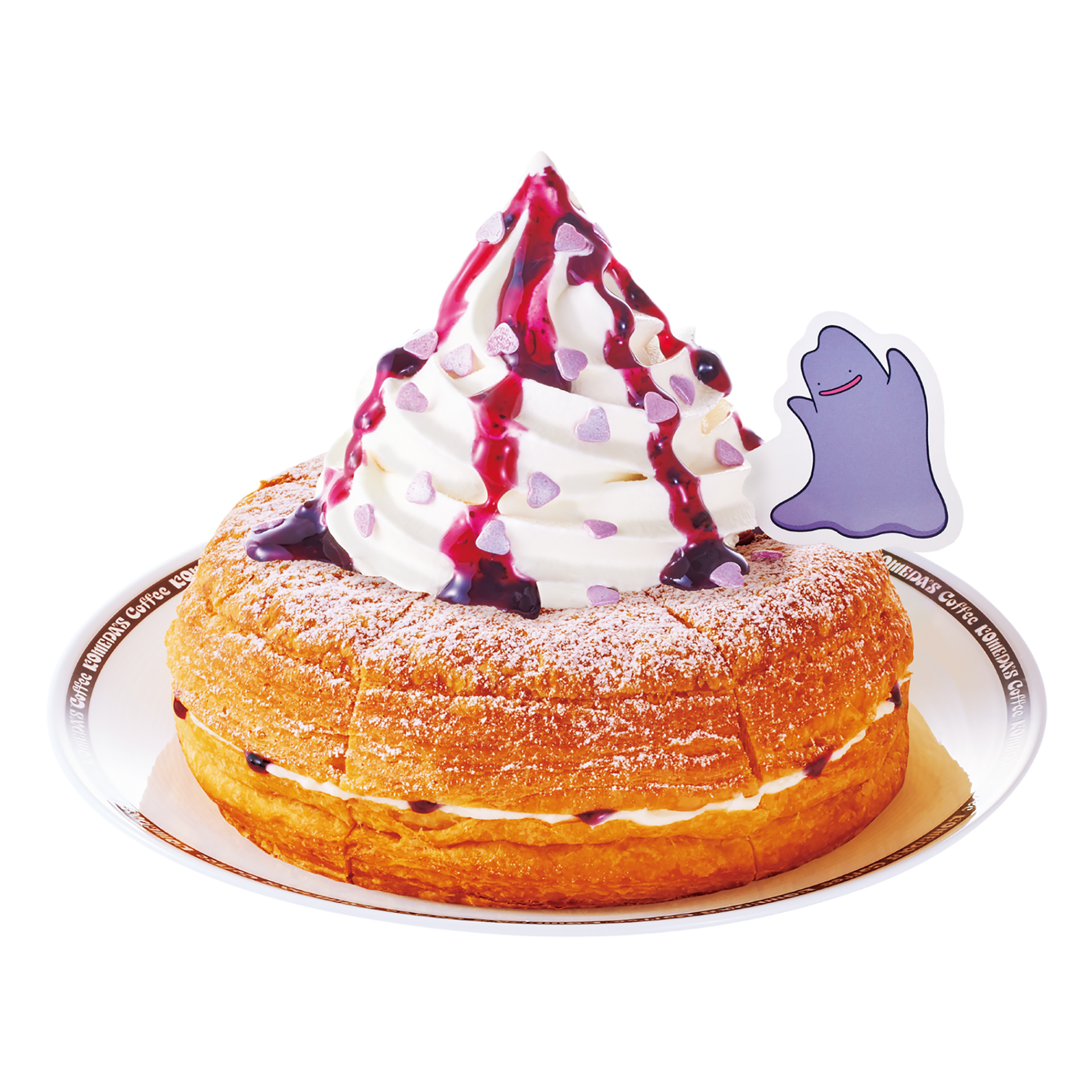 「メタモンのシロノワール ブルーベリーフロマージュ」（1280円～1340円）