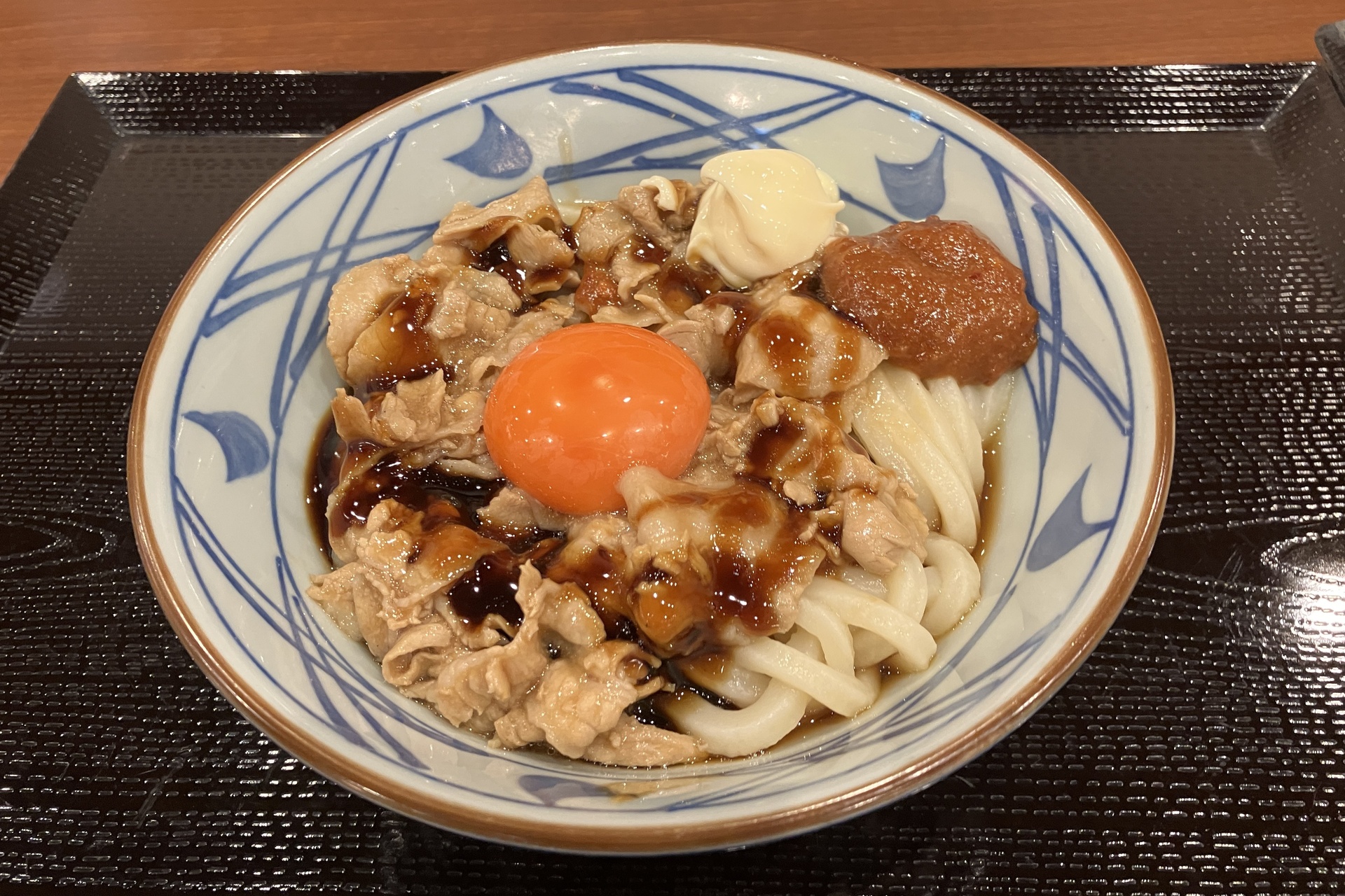 試食で提供された「豚玉ぶっかけうどん」