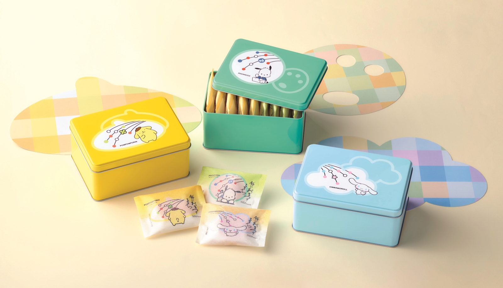 おまつりこまち サンリオキャラクターズ 缶