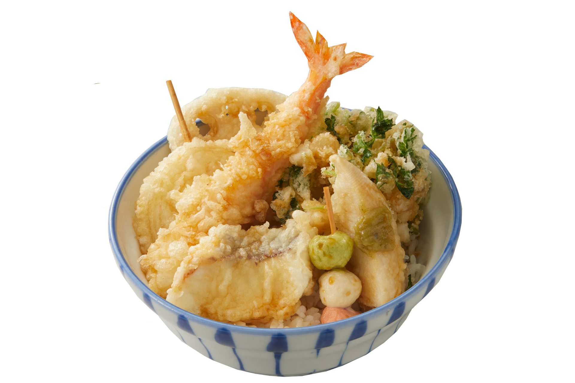 「真鯛と筍の天丼」（1090円）