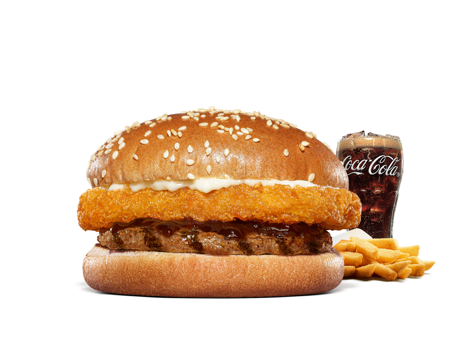 ハッシュ＆BBQバーガー セット