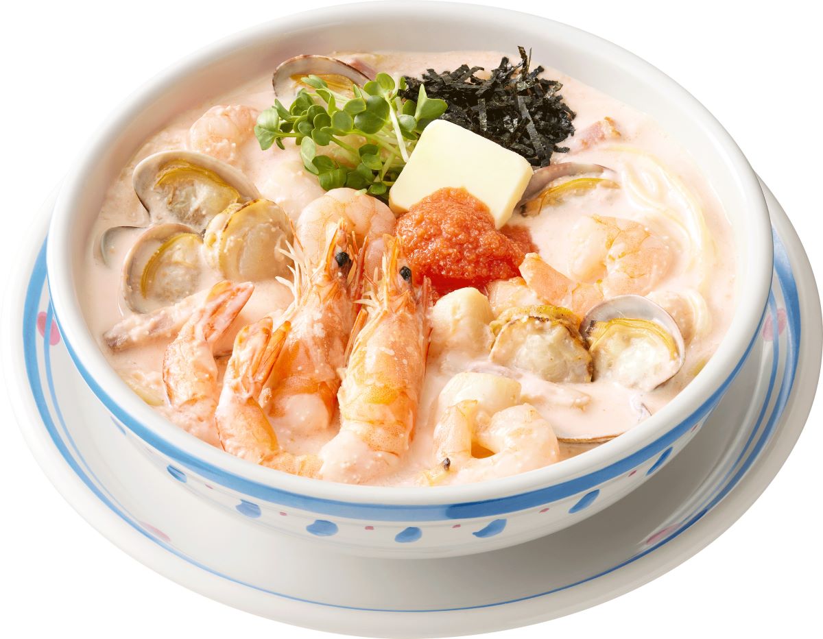 「～スープパスタ～ エビの明太子クリームスープ」（1419円）