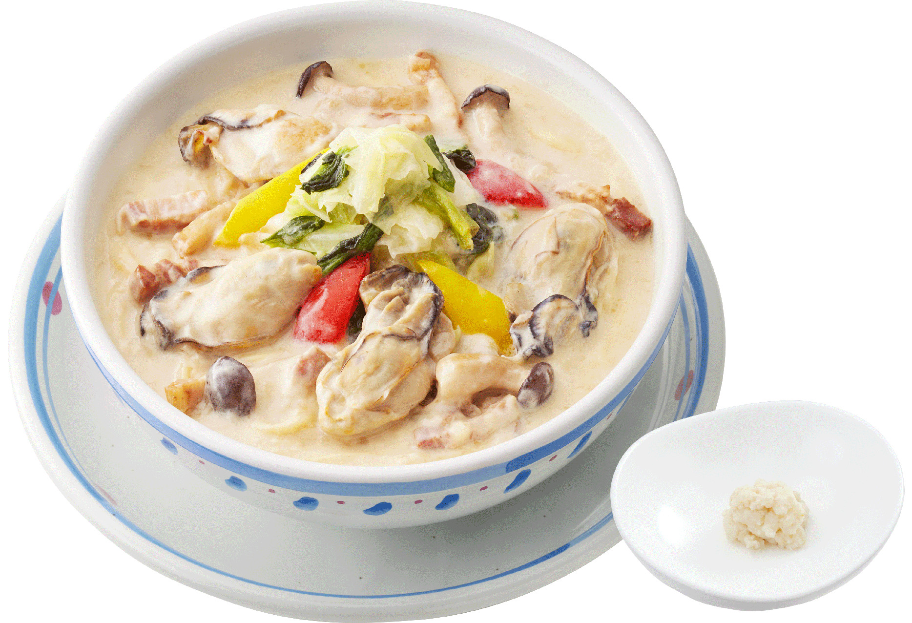 「～スープパスタ～ 瀬戸内産牡蠣のクリームスープ」（1529円）