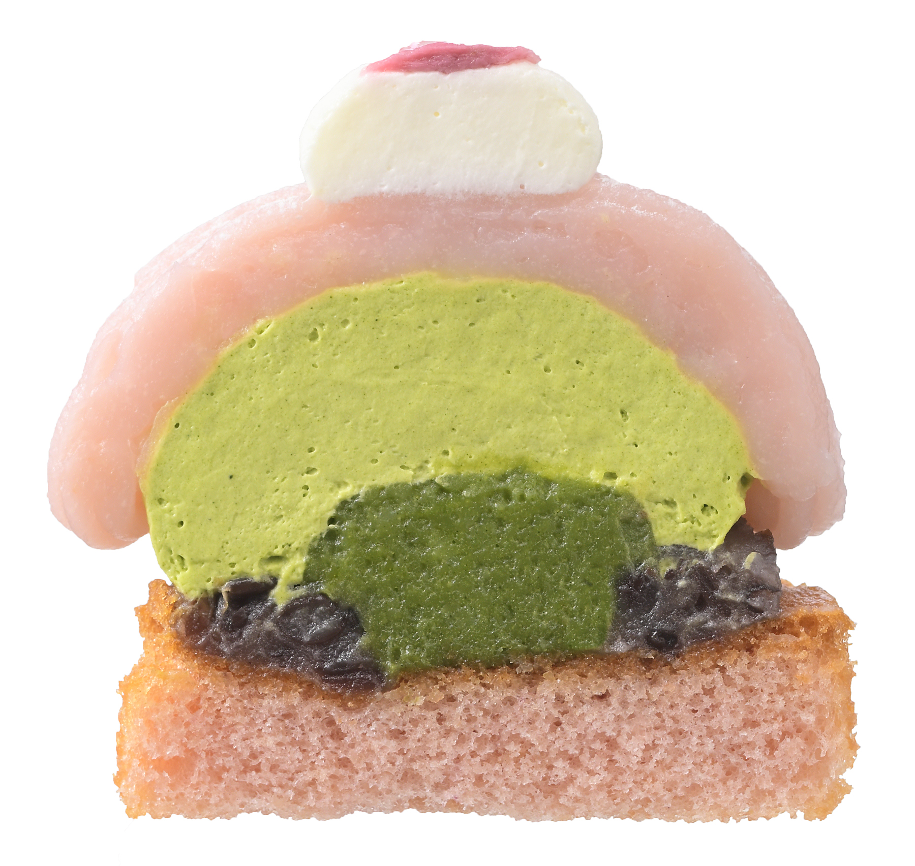 「さくらと抹茶のモンブラン」（496円）