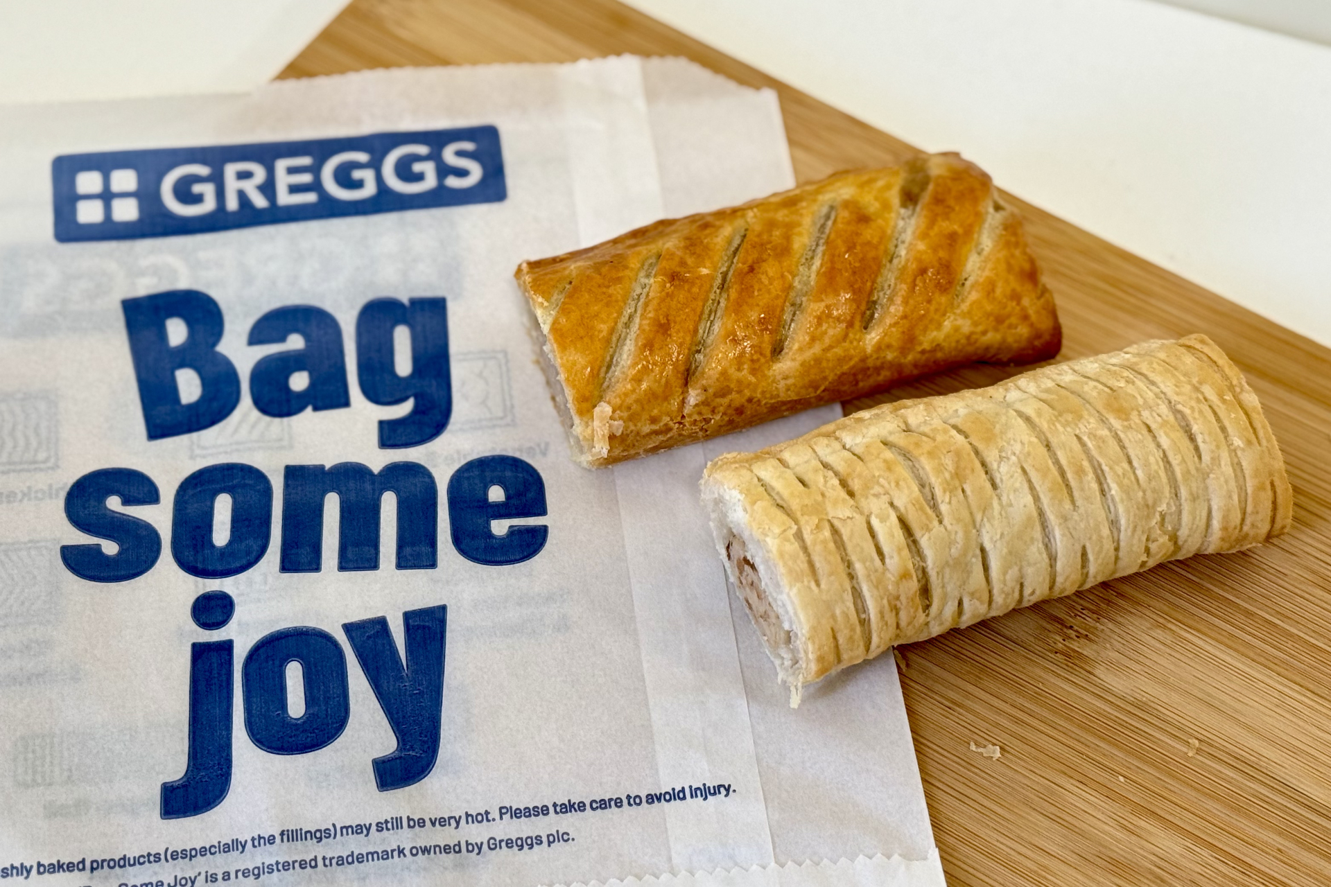 Greggsのソーセージロール