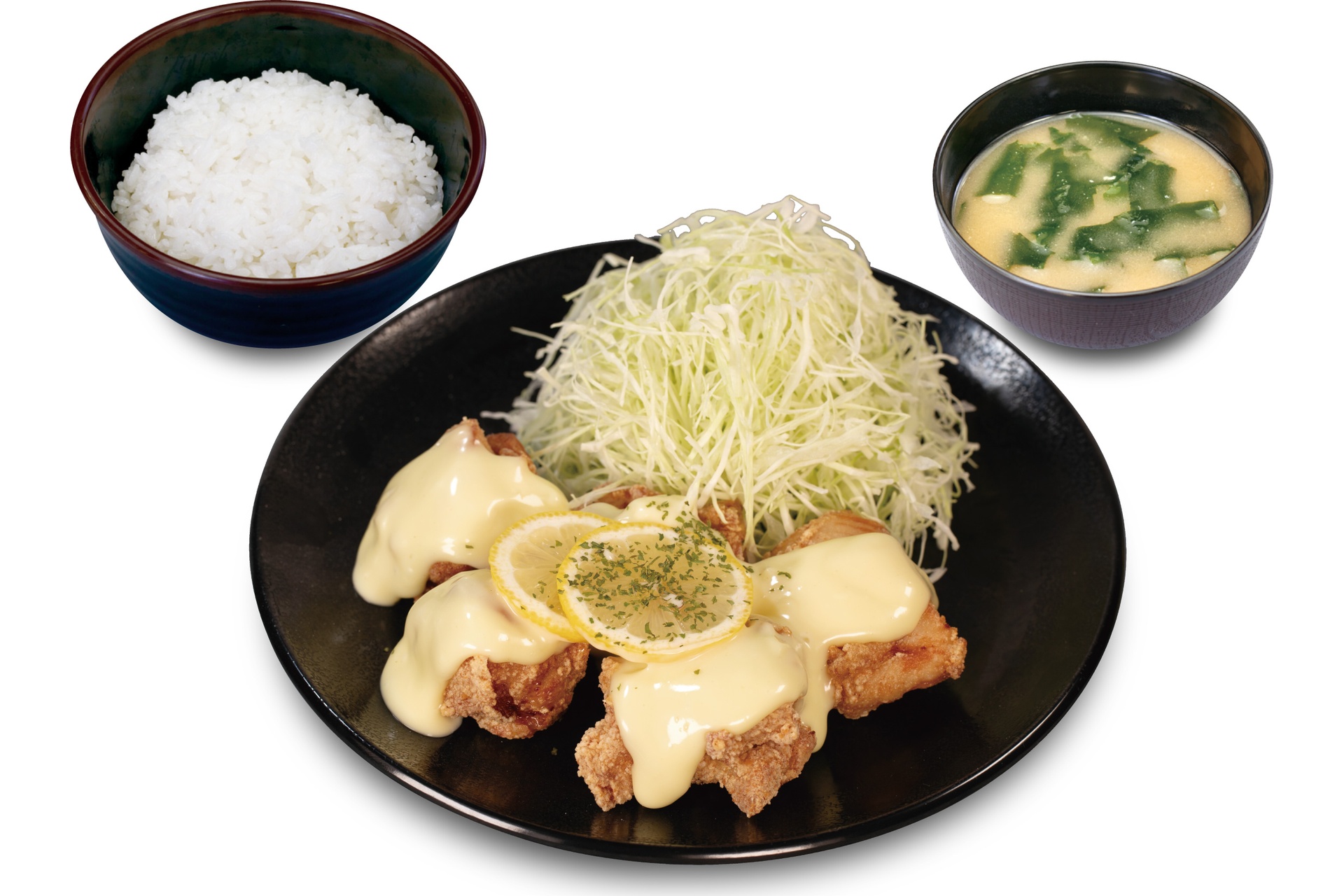 ハニーレモン唐揚げ定食（5個）