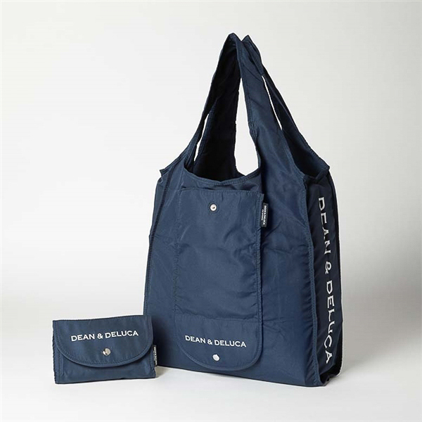 DEAN ＆ DELUCA「ショッピングバッグ」［岡山限定］ネイビー