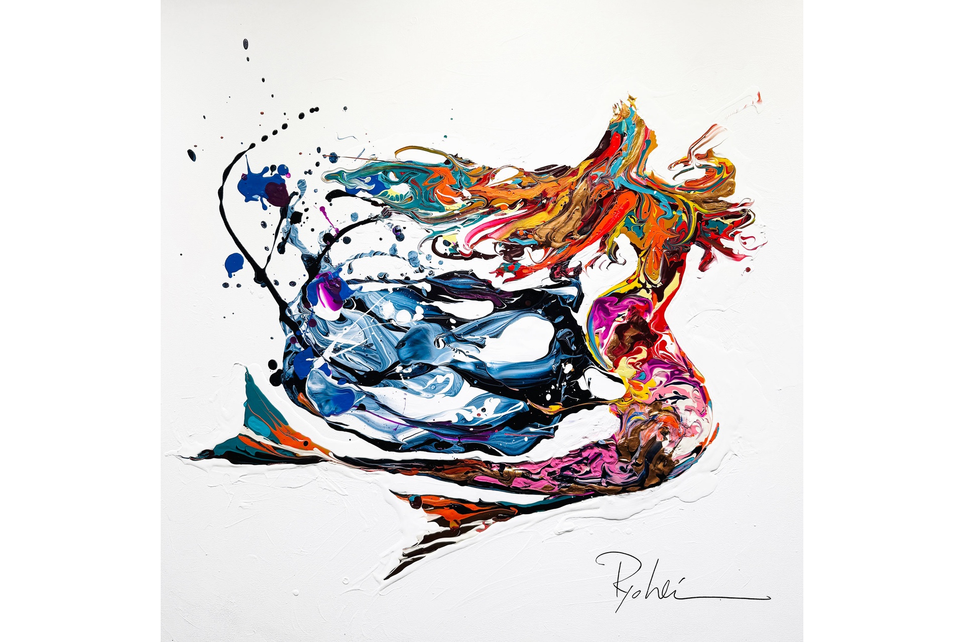 アーティスト・山下良平氏が「ロースタリー 東京」で生まれる体験やストーリーをダイナミックに表現