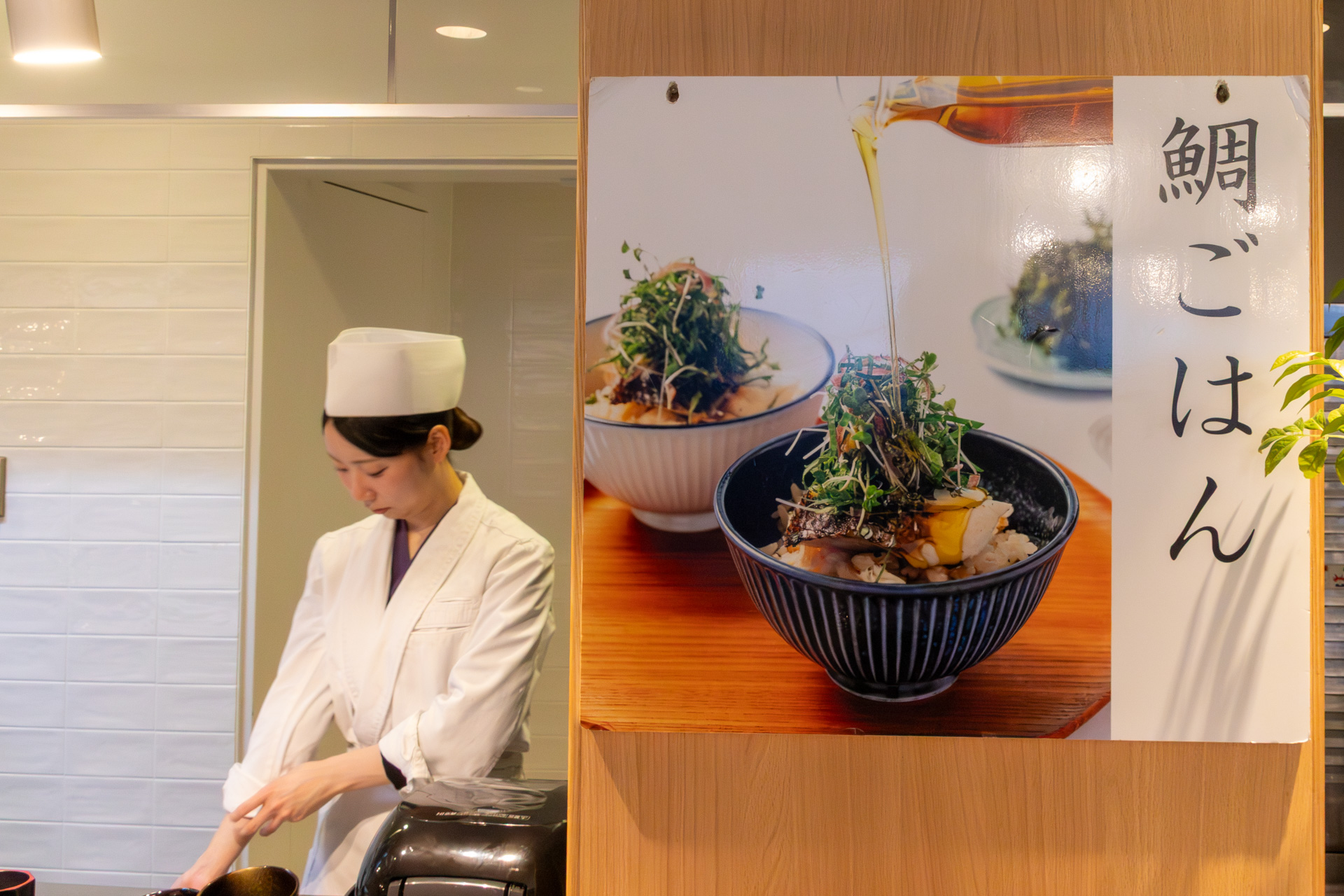 朝食もライブキッチンが用意されている