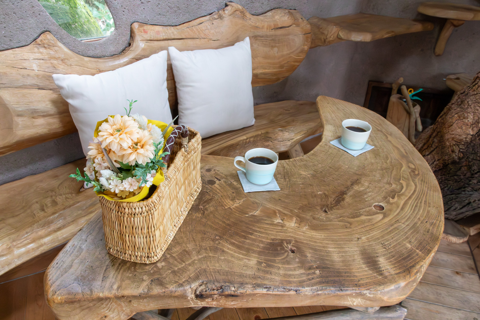 ツリーハウスでティータイムが楽しめるアクティビティも用意