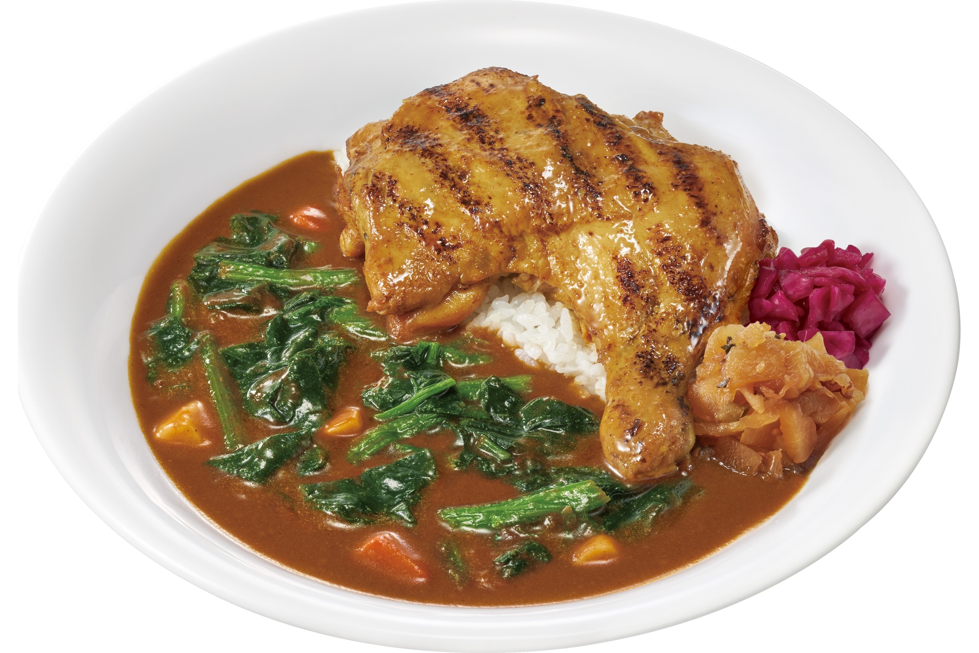 ほうれん草ほろほろチキンカレー