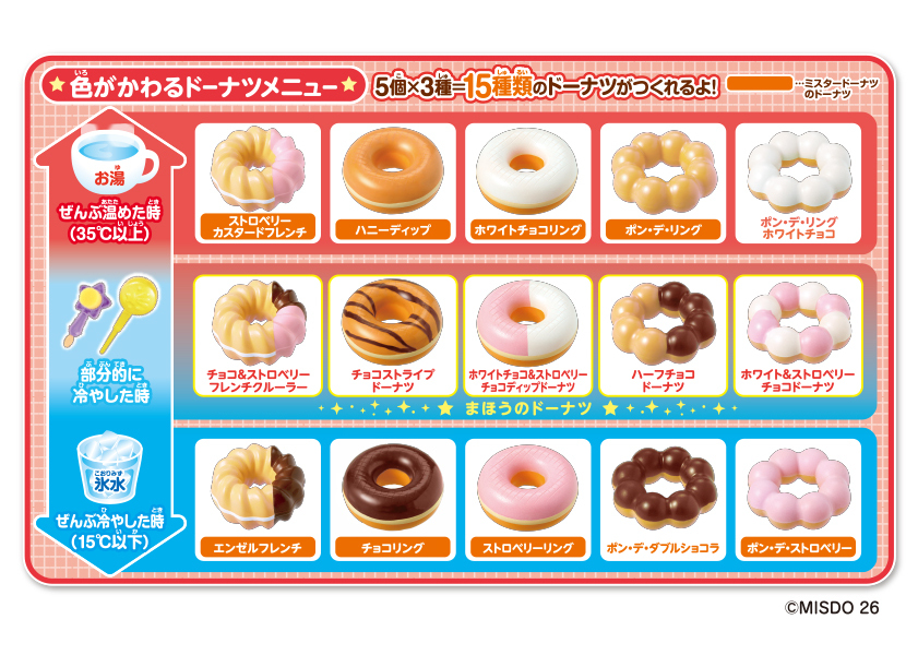 ミスド×パイロット「かえちゃOh!!まほうのミスタードーナツ」発売