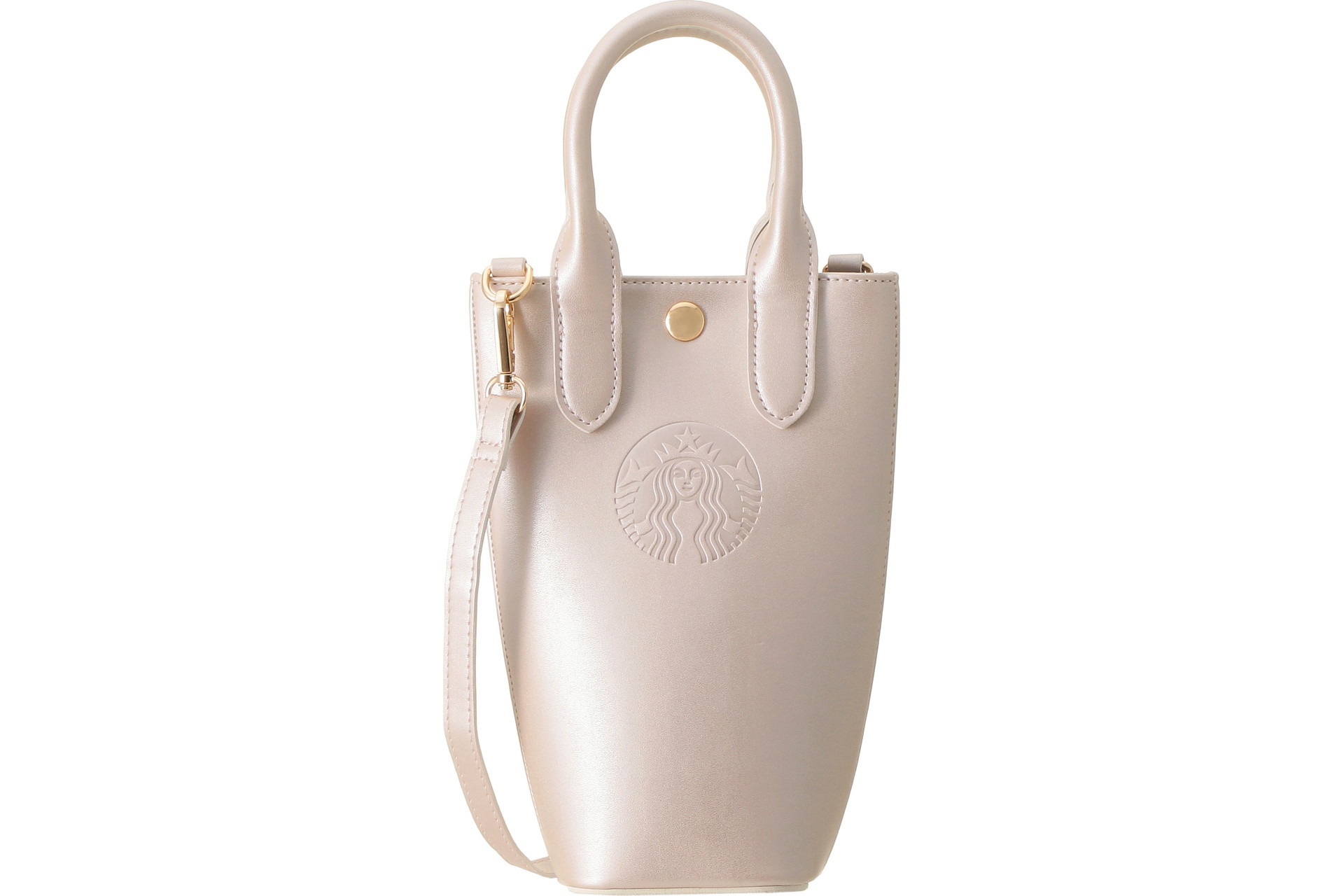 SAKURA2026ボトルショルダーバッグメタリックピンク