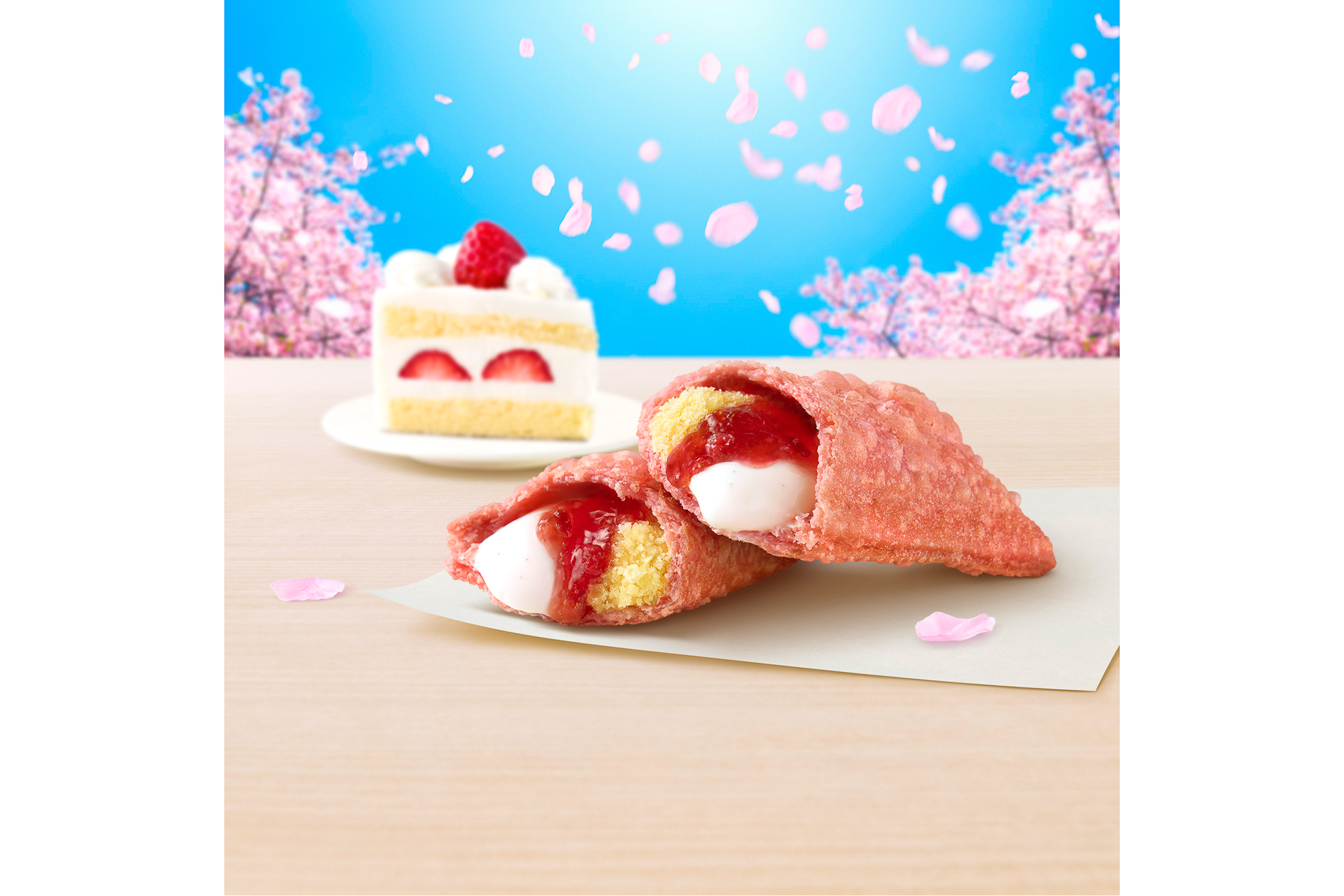 マクドナルド「いちごショートケーキパイ」