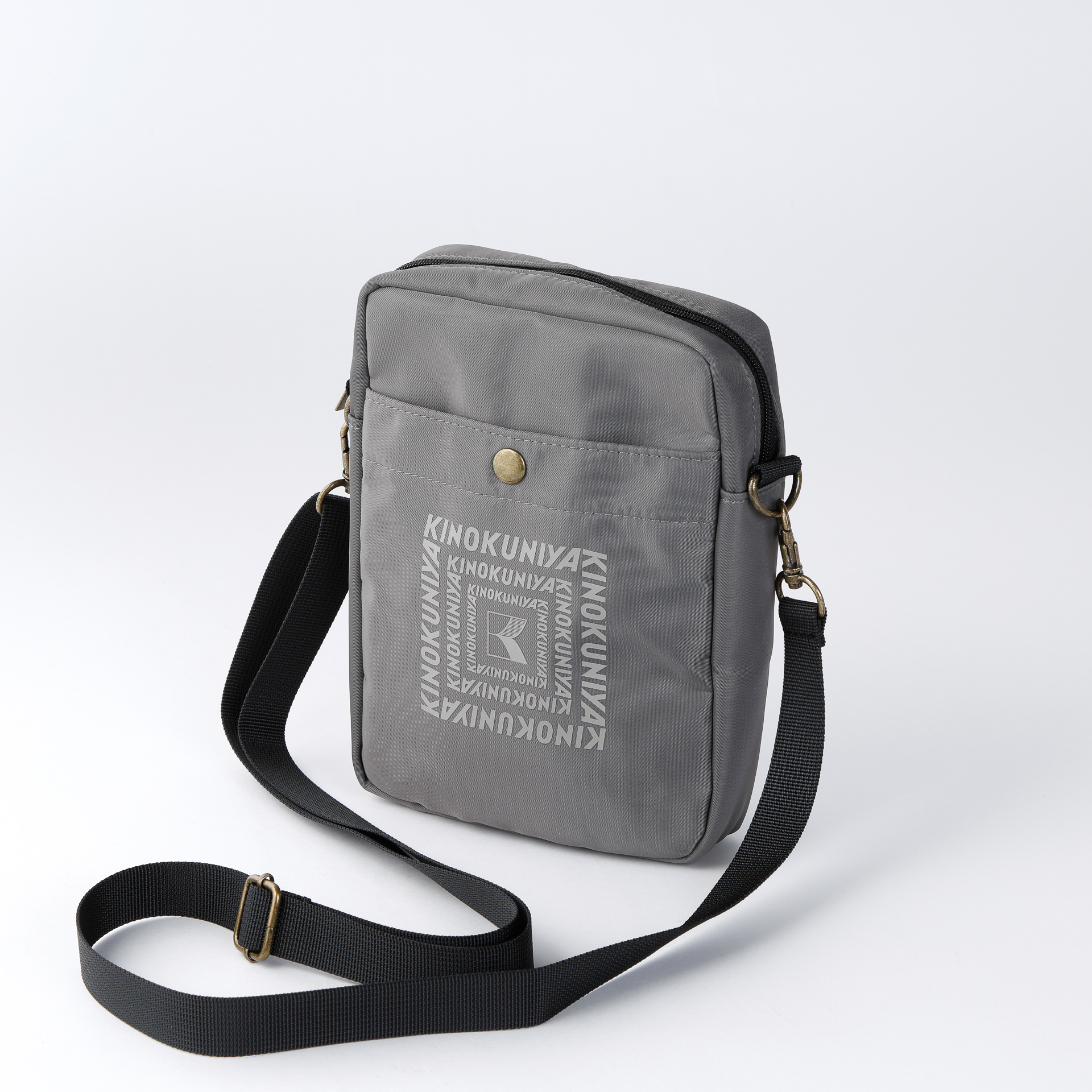 紀ノ国屋 ショルダーポーチ グレー