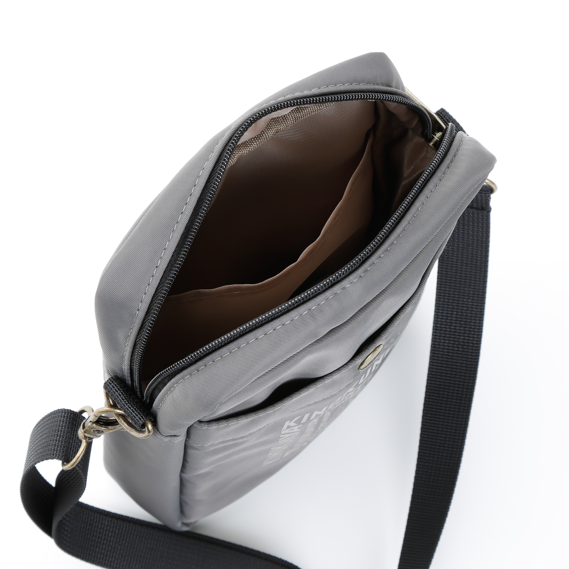 紀ノ国屋 ショルダーポーチ グレー