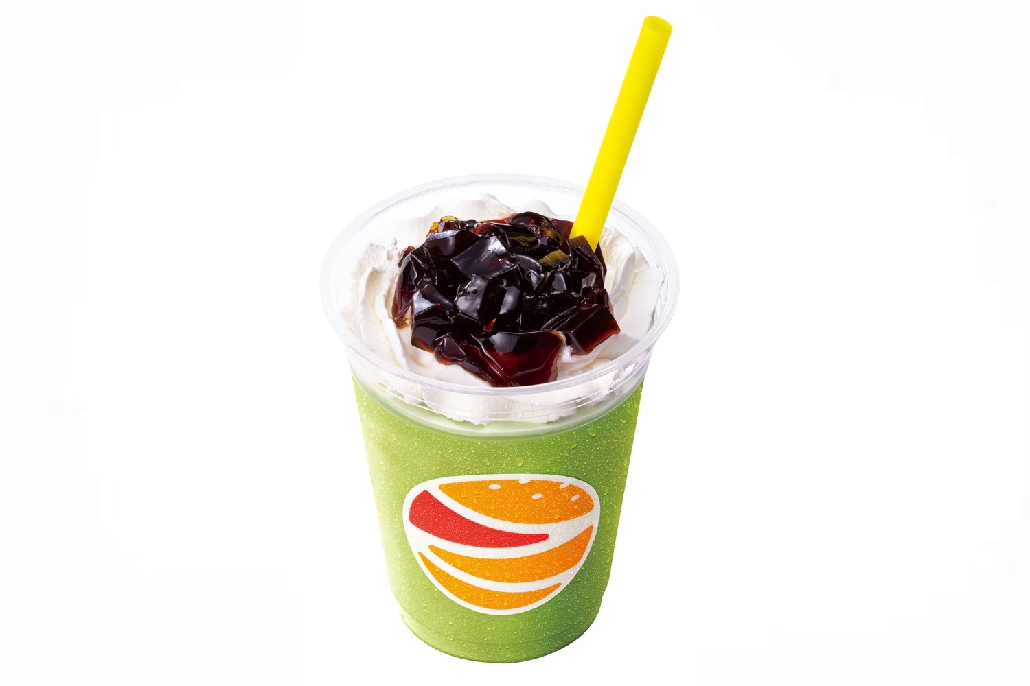 黒糖ゼリー＆抹茶パフェシェーキ（390円）