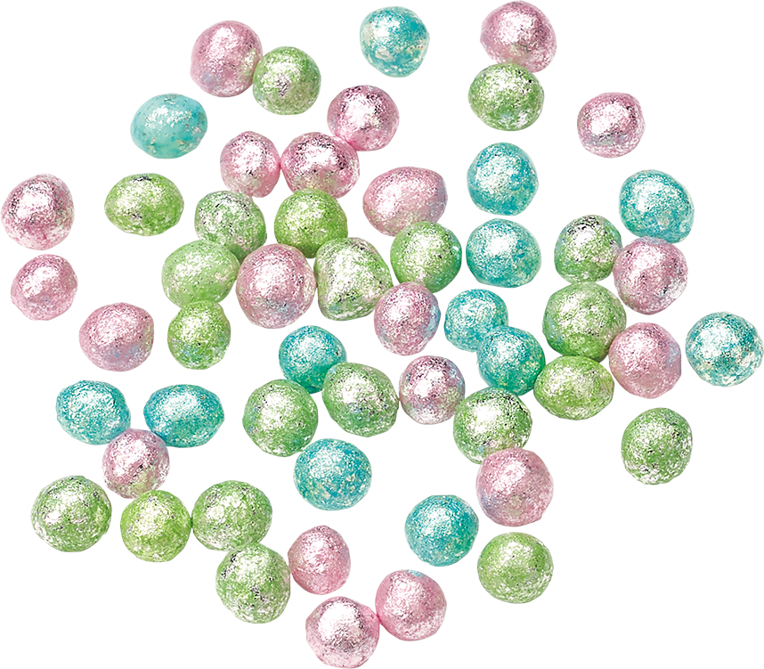 別添えのアラザンで自由にデコレーション