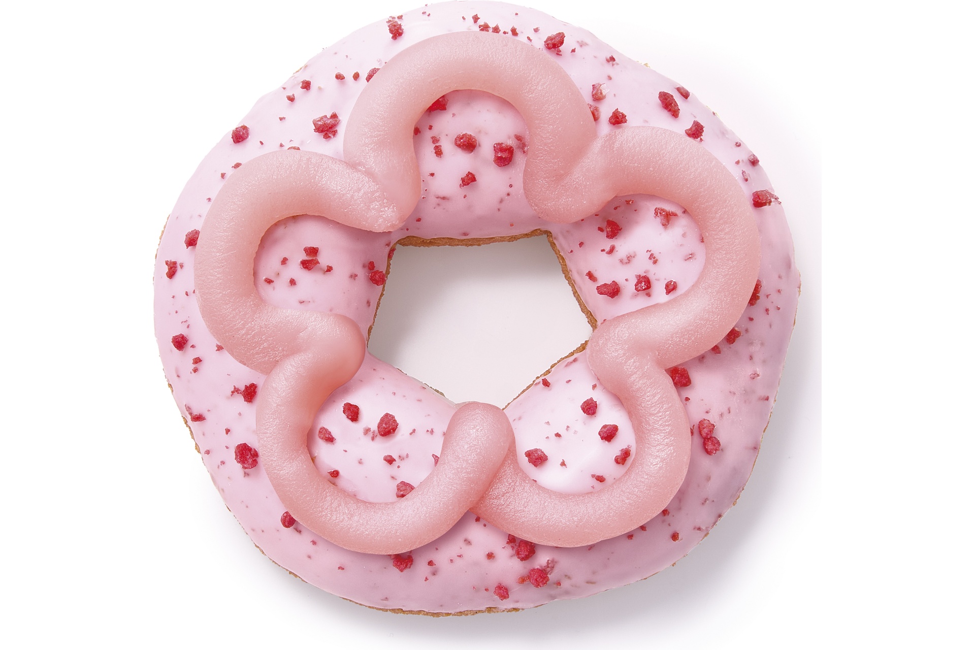 桜もちっとドーナツ 咲くいちごみるく